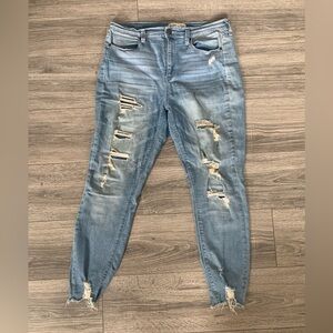 Mudd FLX Stretch high-rise ankle jegging size13